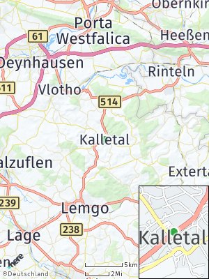 Here Map of Kalletal