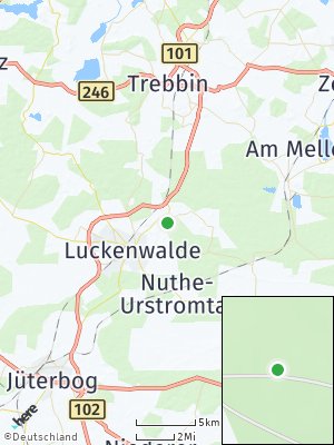 Here Map of Nuthe-Urstromtal