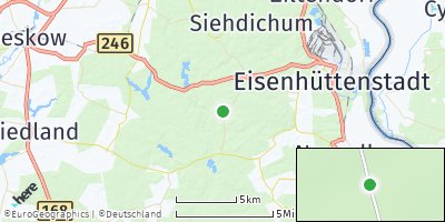 Google Map of Schlaubetal