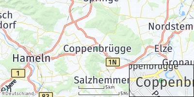 Google Map of Coppenbrügge