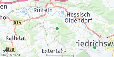 Google Map of Friedrichswald