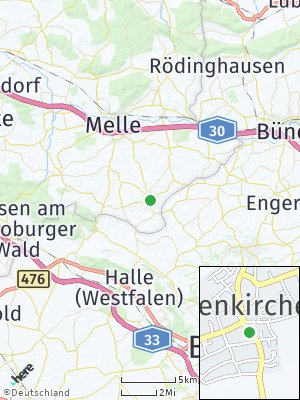 Here Map of Neuenkirchen bei Melle