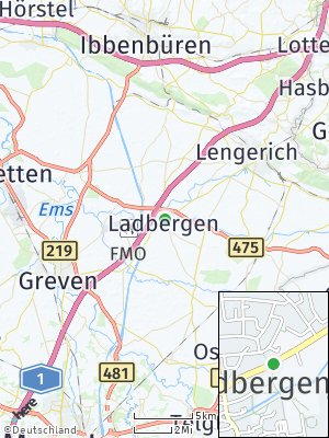Here Map of Ladbergen