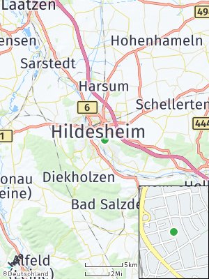 Here Map of Hildesheim