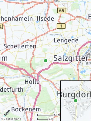 Here Map of Burgdorf bei Salzgitter