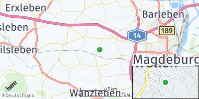 Google Map of Wellen bei Magdeburg