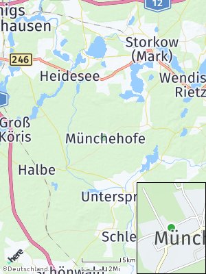 Here Map of Münchehofe
