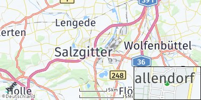 Google Map of Hallendorf