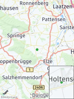 Here Map of Holtensen bei Elze