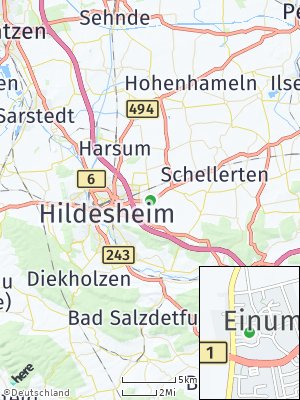 Here Map of Einum