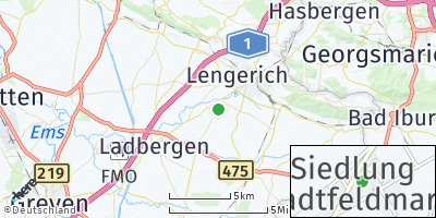 Google Map of Stadtfeldmark