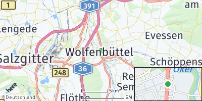 Google Map of Wolfenbüttel