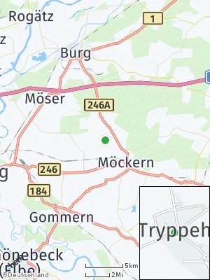 Here Map of Tryppehna