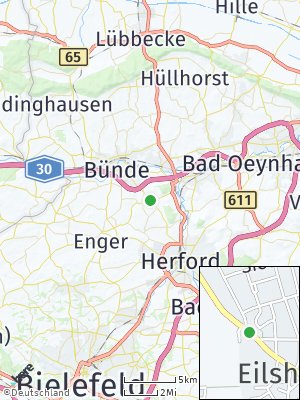 Here Map of Hiddenhausen