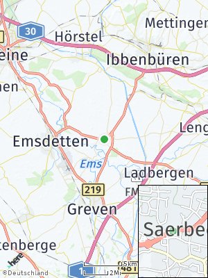 Here Map of Saerbeck