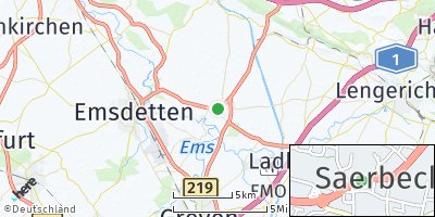 Google Map of Saerbeck