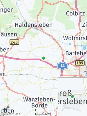 Here Map of Groß Santersleben