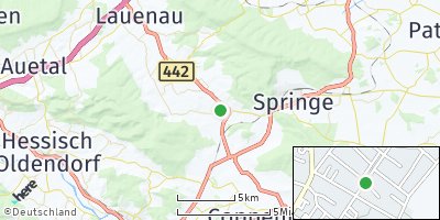 Google Map of Bad Münder am Deister