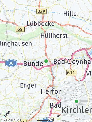 Here Map of Kirchlengern