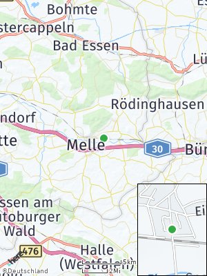 Here Map of Eicken-Bruche