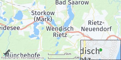 Google Map of Wendisch Rietz