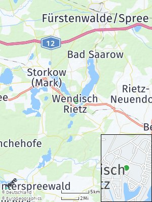 Here Map of Wendisch Rietz