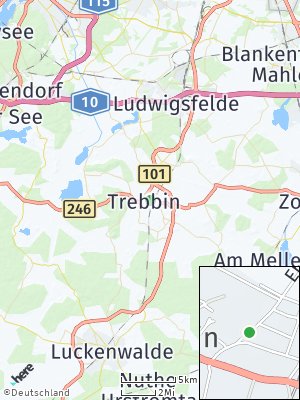 Here Map of Trebbin