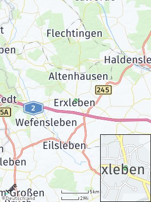 Here Map of Erxleben bei Haldensleben