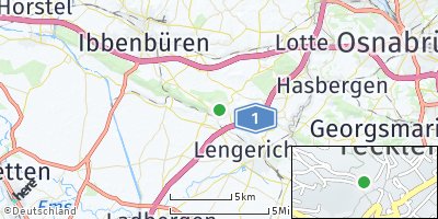 Google Map of Tecklenburg
