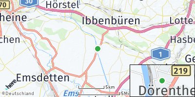 Google Map of Dörenthe