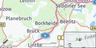 Google Map of Borkheide