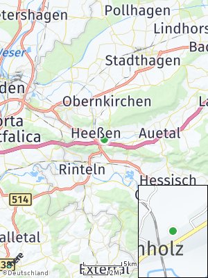 Here Map of Buchholz bei Stadthagen