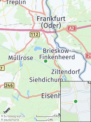 Here Map of Groß Lindow