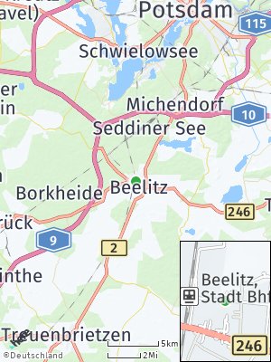 Here Map of Beelitz