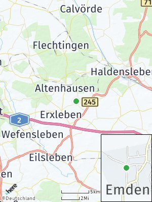 Here Map of Emden bei Haldensleben