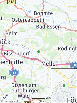 Here Map of Westerhausen bei Melle