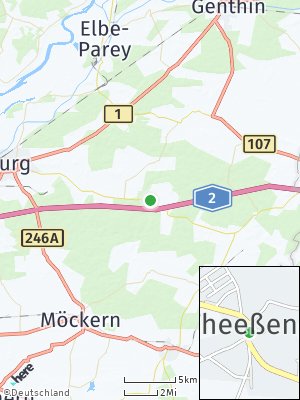 Here Map of Theeßen
