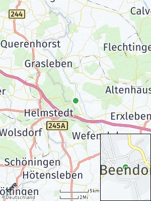 Here Map of Beendorf bei Haldensleben