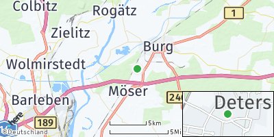 Google Map of Detershagen