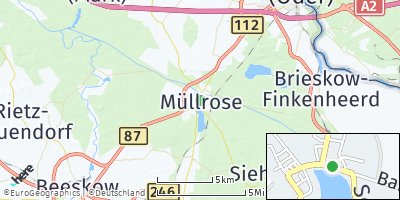 Google Map of Müllrose