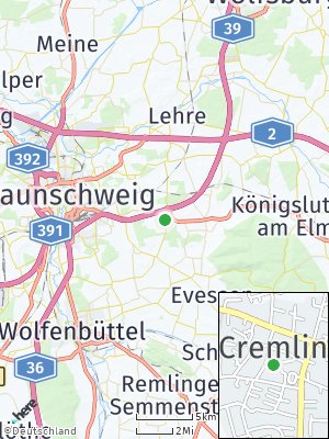 Here Map of Cremlingen