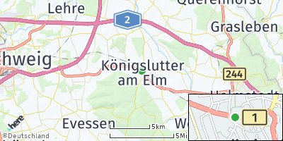 Google Map of Königslutter am Elm