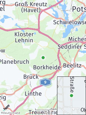 Here Map of Borkwalde