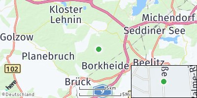 Google Map of Borkwalde