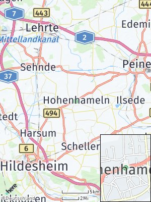 Here Map of Hohenhameln