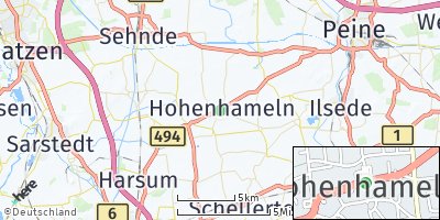 Google Map of Hohenhameln