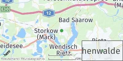 Google Map of Reichenwalde