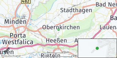 Google Map of Obernkirchen