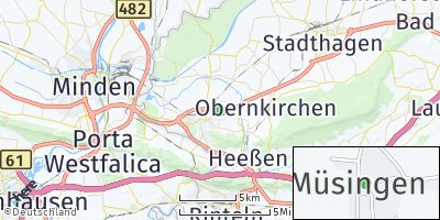 Google Map of Müsingen