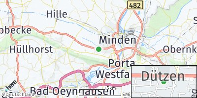 Google Map of Dützen